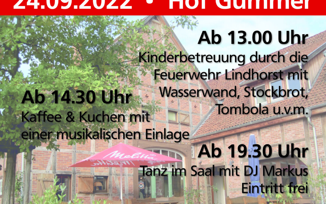 Lindhorster Hoffest am 24.09.2022 – Hof Gümmer