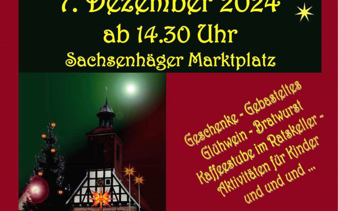 Sachsenhäger Adventsmarkt 2024